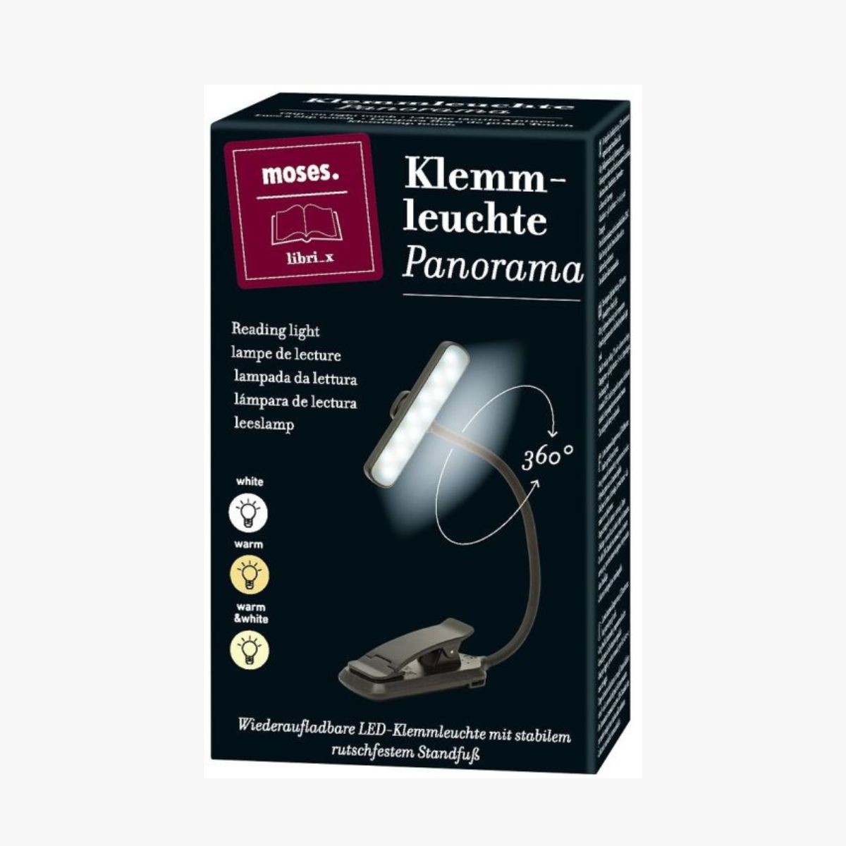 Moses Φωτάκι Ανάγνωσης Panorama