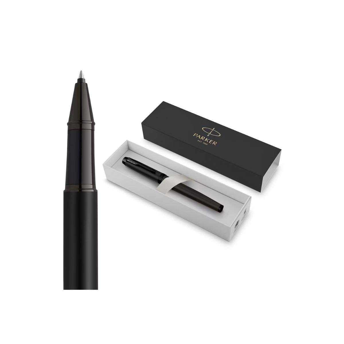 Parker I.M. Core Monochrome Στυλό Roller Metallic Black BT