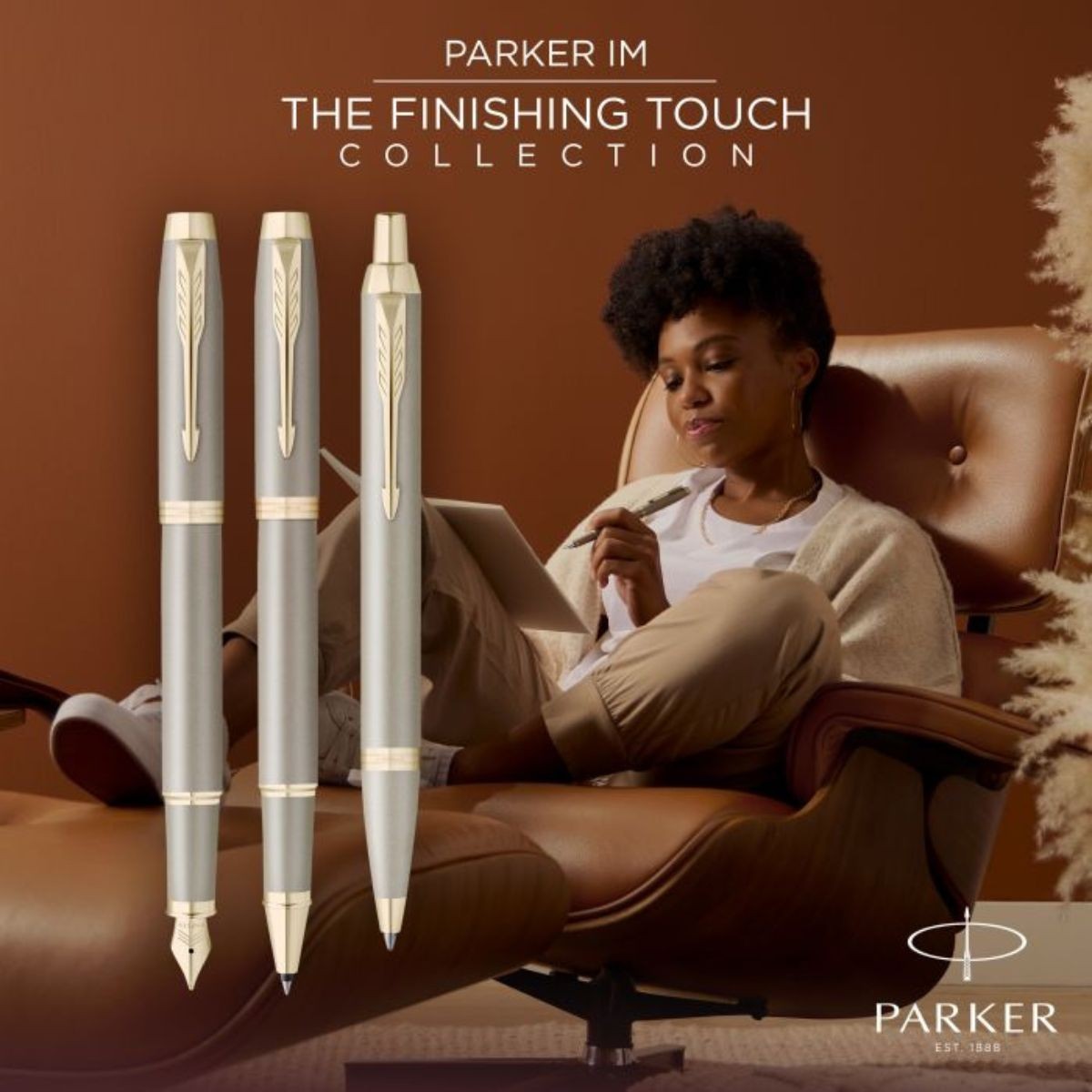 Parker I.M. The Finishing Touch Στυλό Roller Sandstone CHT