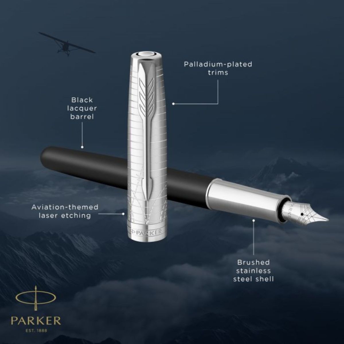 Parker Sonnet Legacy Ct 18k Πένα M