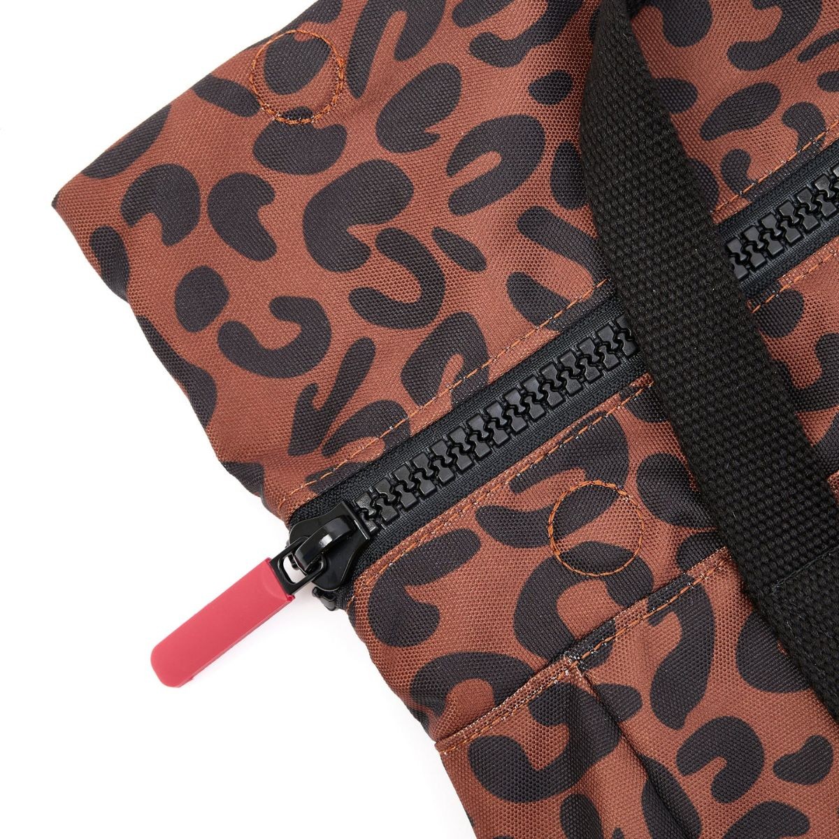 ROKA London Canfield B Σακίδιο Πλάτης Roll-Top Scarlet Leopard από Ανακυκλωμένο Καμβά Medium 15L