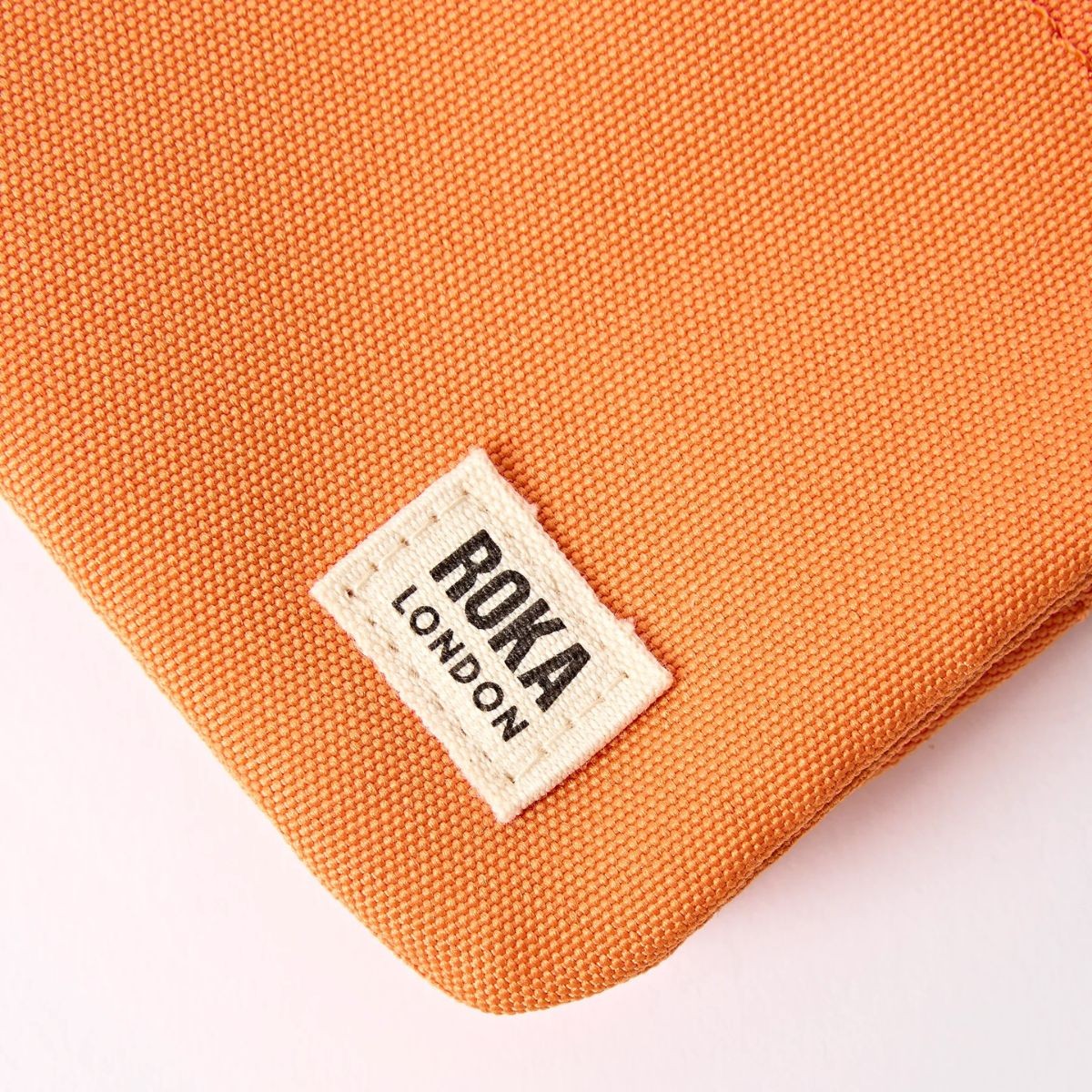 ROKA London Carnaby Πορτοφόλι Jaffa Orange από Ανακυκλωμένο Καμβά S