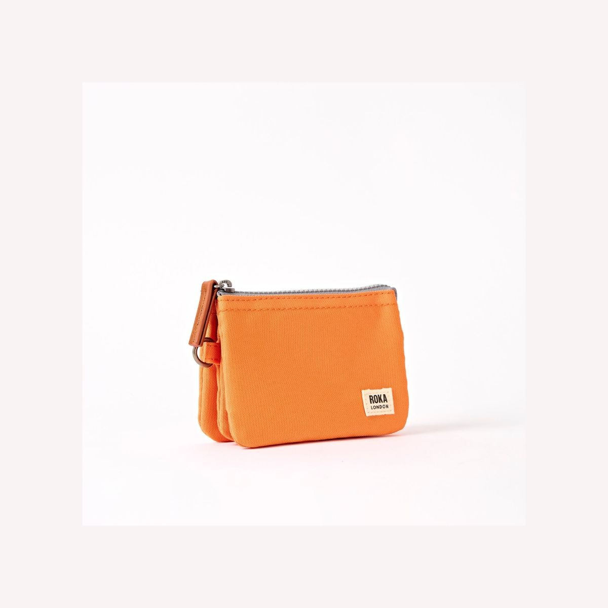 ROKA London Carnaby Πορτοφόλι Jaffa Orange από Ανακυκλωμένο Καμβά S