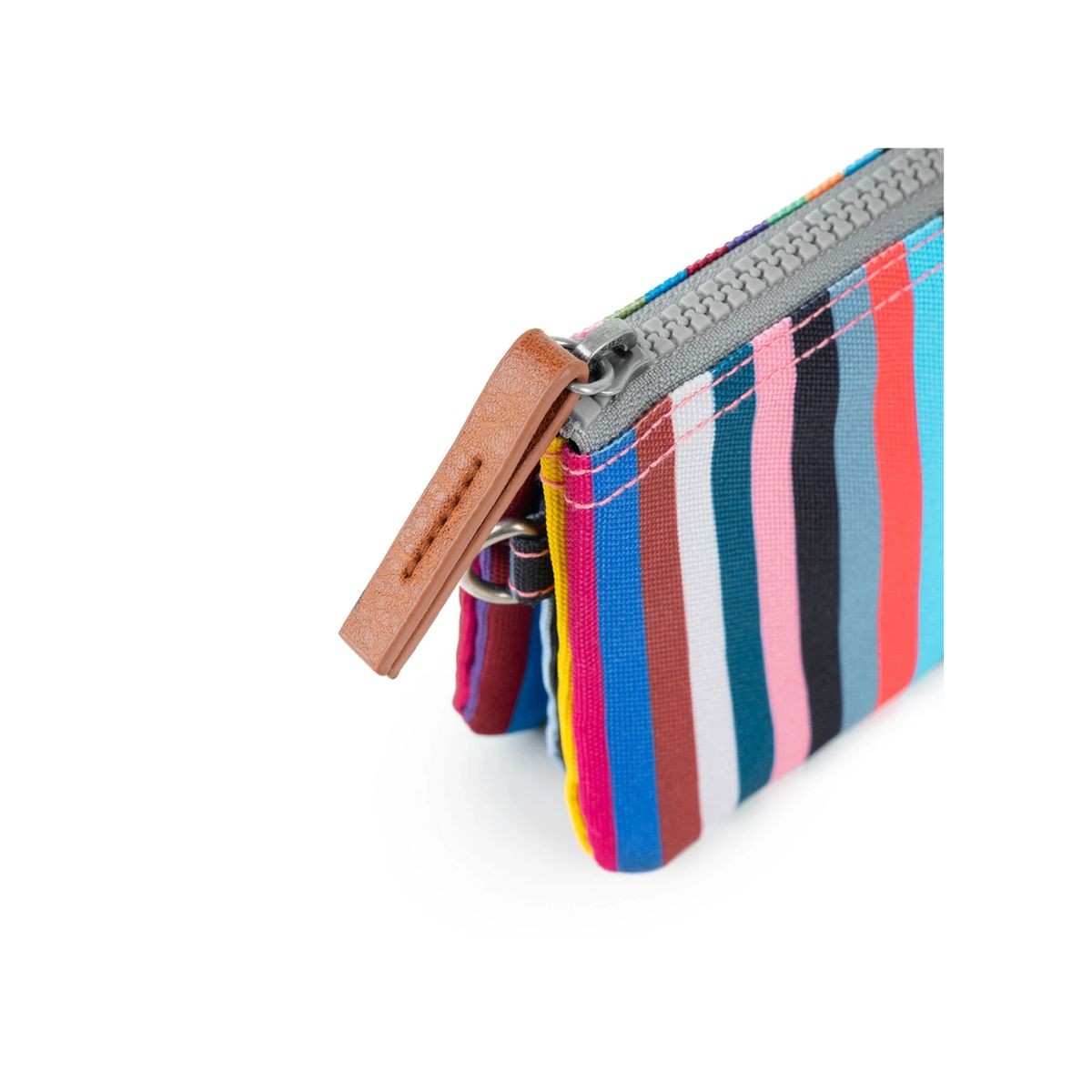ROKA London Carnaby Πορτοφόλι Multi Stripe από Ανακυκλωμένο Καμβά S