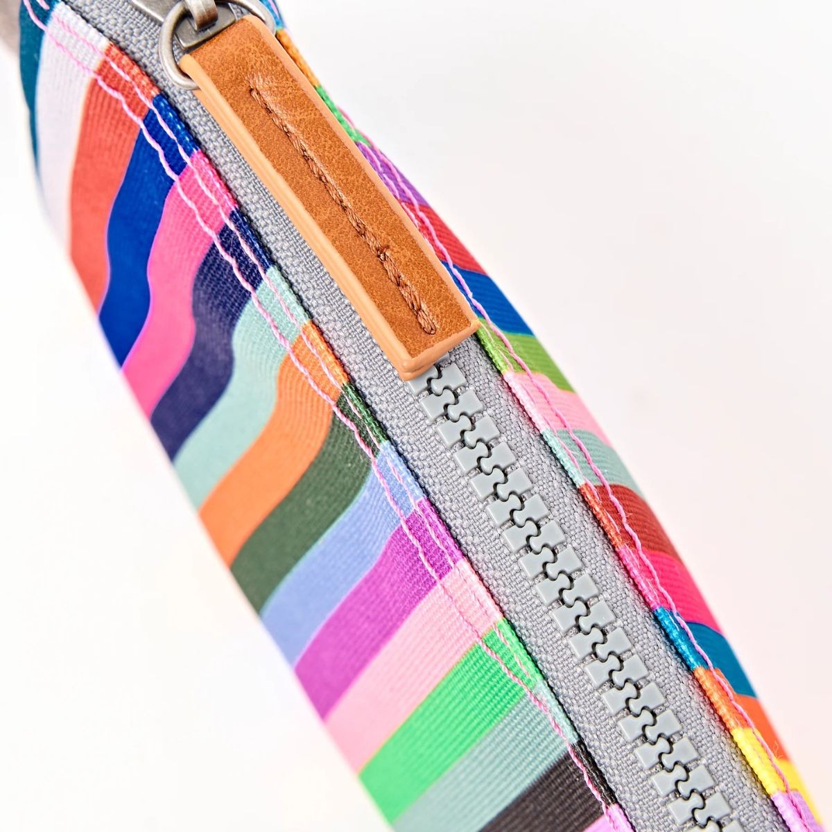 ROKA London Πορτοφόλι Carnaby Multi Stripe από Ανακυκλωμένο Καμβά S