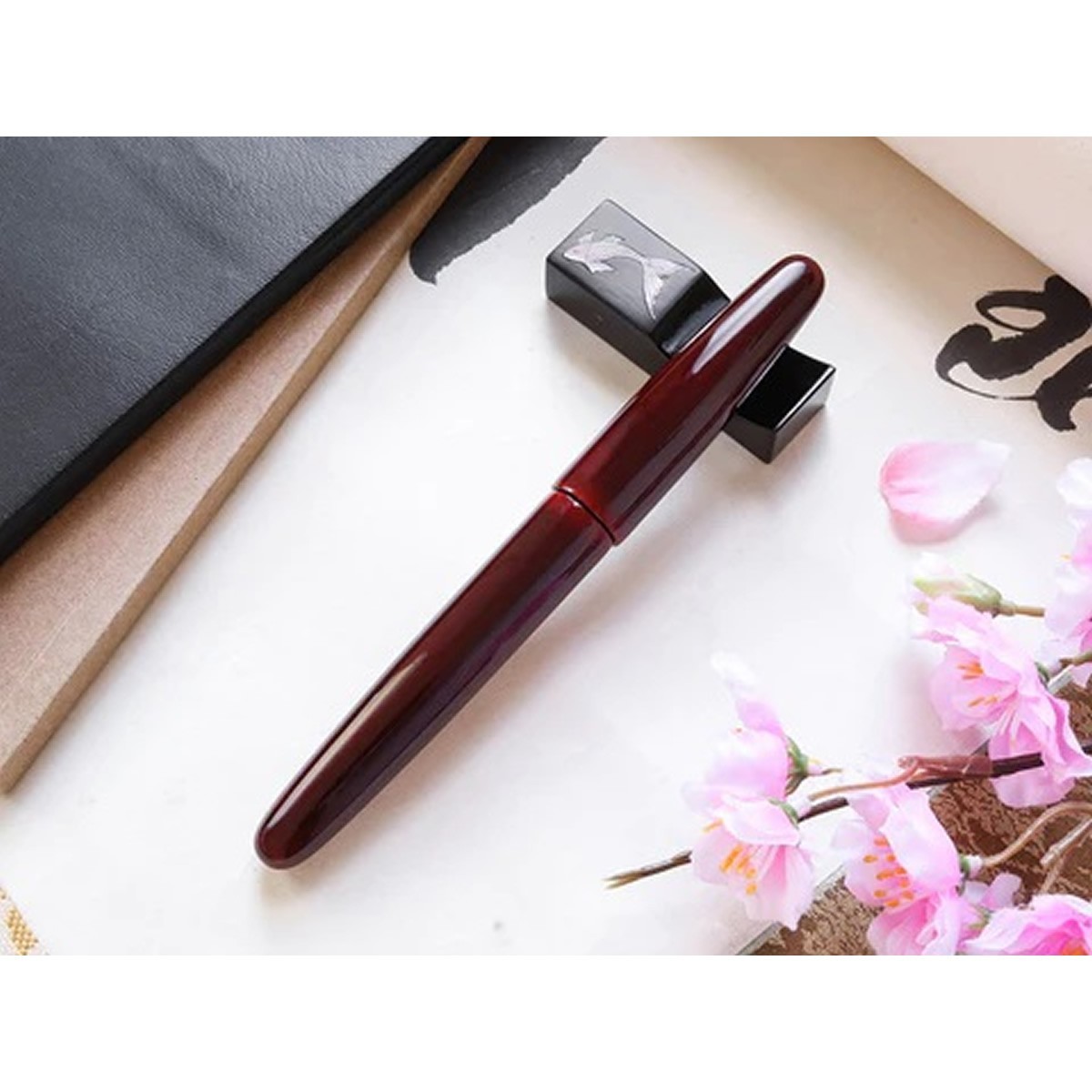 WANCHER True Urushi Midori Tamenuri Πένα F