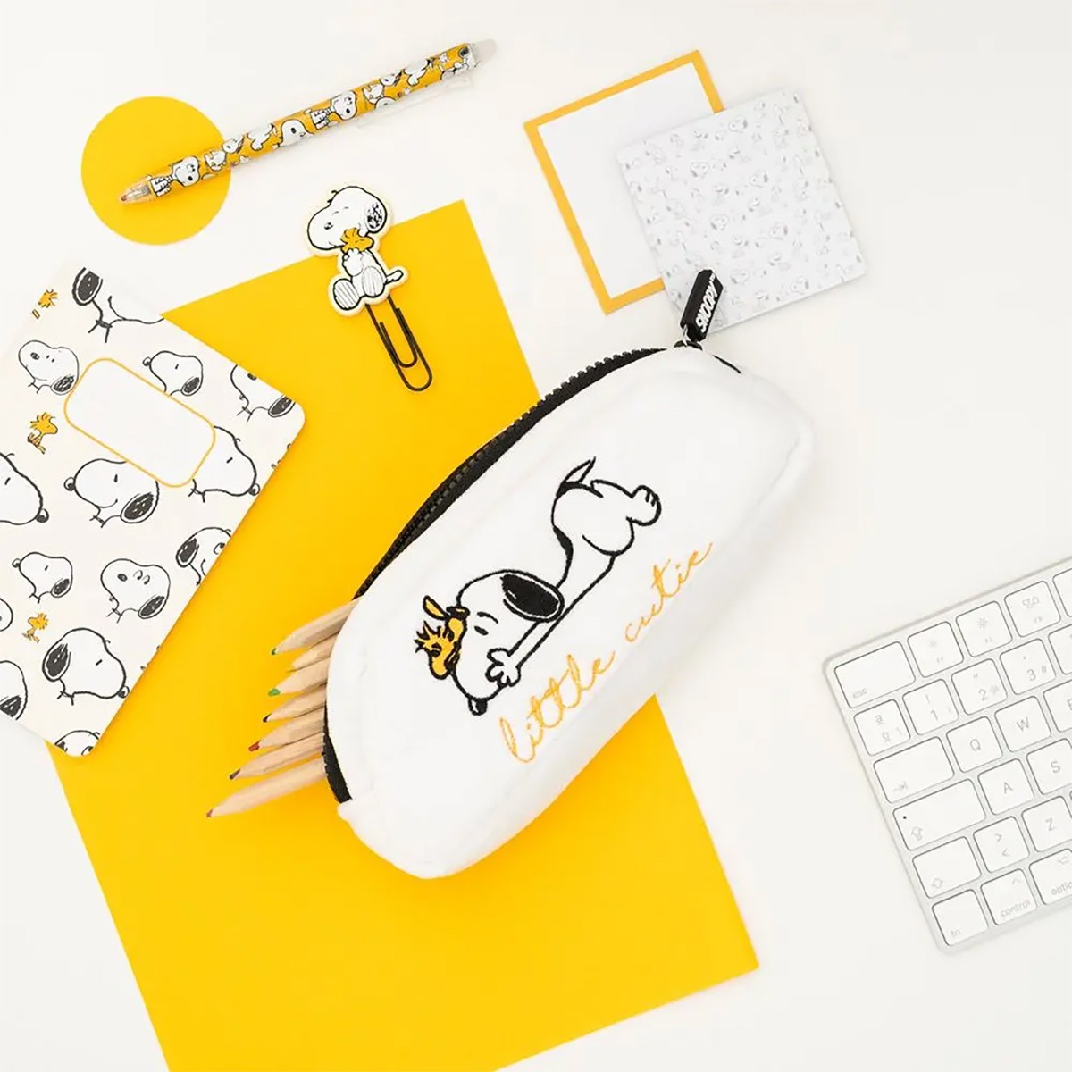 ERIK. SNOOPY Soft Λούτρινη Κασετίνα