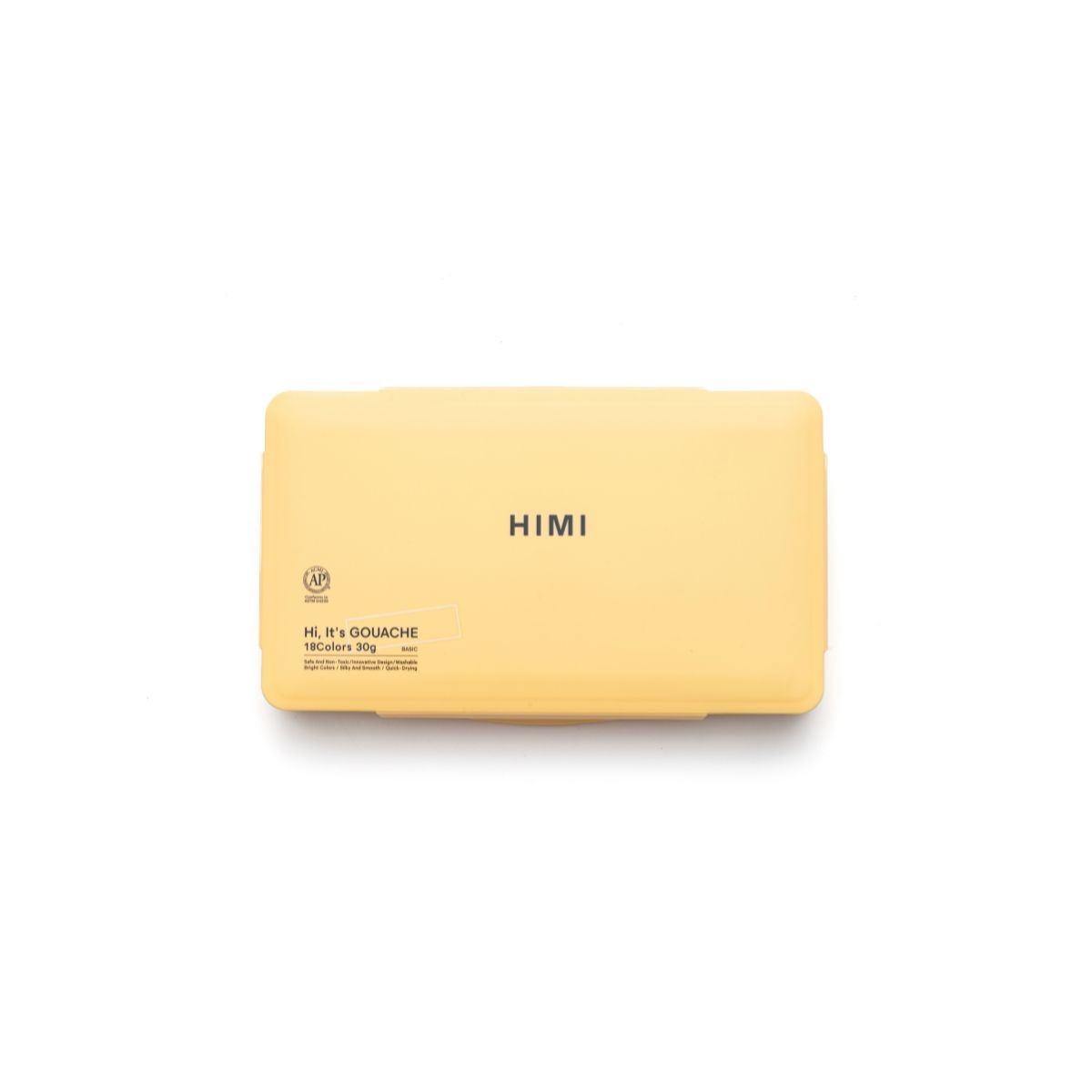 HIMI Σετ 18 Χρωμάτων Jelly Cup Gouache με Παλέτα Ανάμιξης - Yellow Case Edition