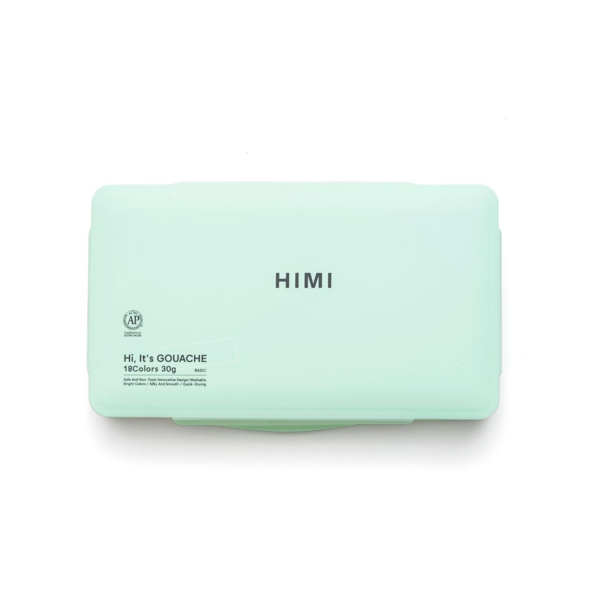 HIMI Σετ 18 Χρωμάτων Jelly Cup Gouache με Παλέτα Ανάμιξης - Green Case Edition