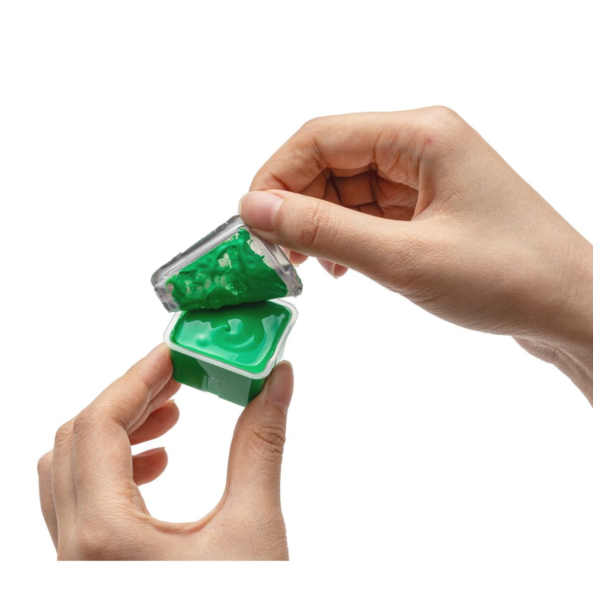 HIMI Σετ 18 Χρωμάτων Jelly Cup Gouache με Παλέτα Ανάμιξης - Green Case Edition