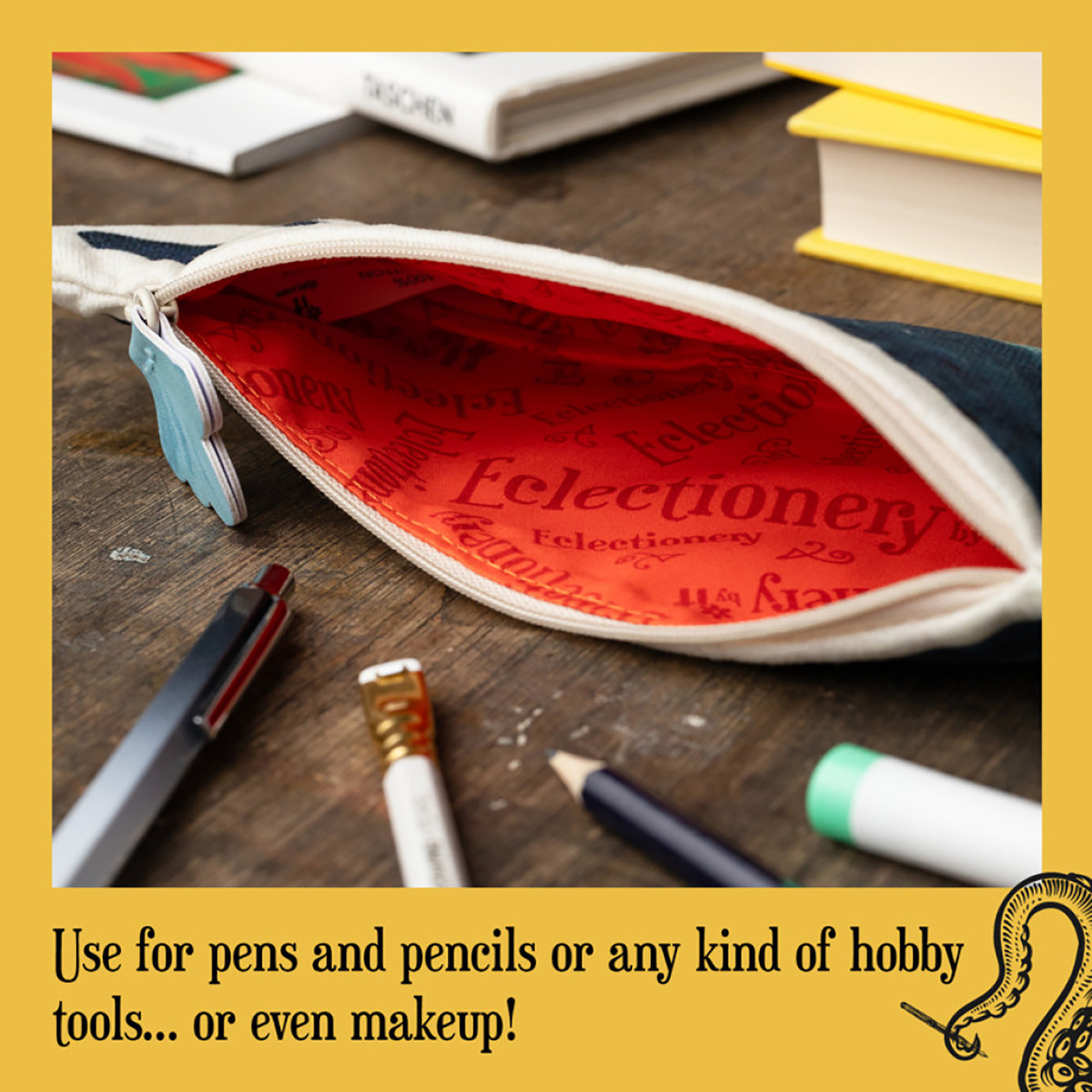 IF ECLECTIONERY PENCIL CASE - MOTH - Μολυβοθήκη Πεταλούδα