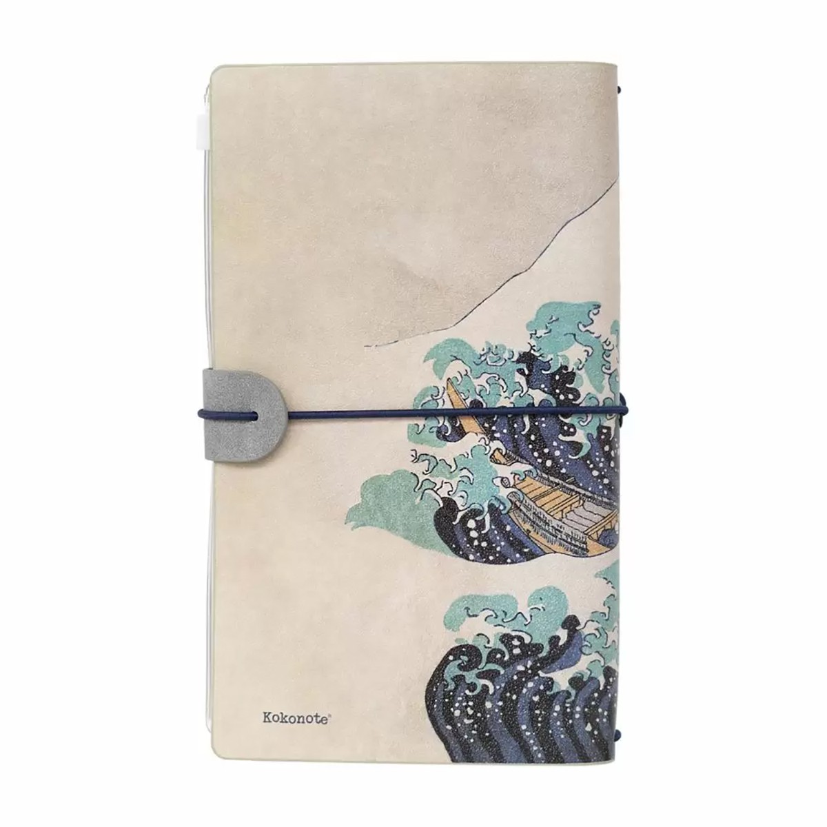 Kokonote HOKUSAI Ταξιδιωτικό Σημειωματάριο από Δερματίνη 12 X 20 cm