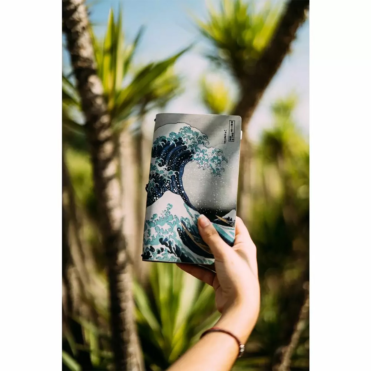 Kokonote HOKUSAI Ταξιδιωτικό Σημειωματάριο από Δερματίνη 12 X 20 cm