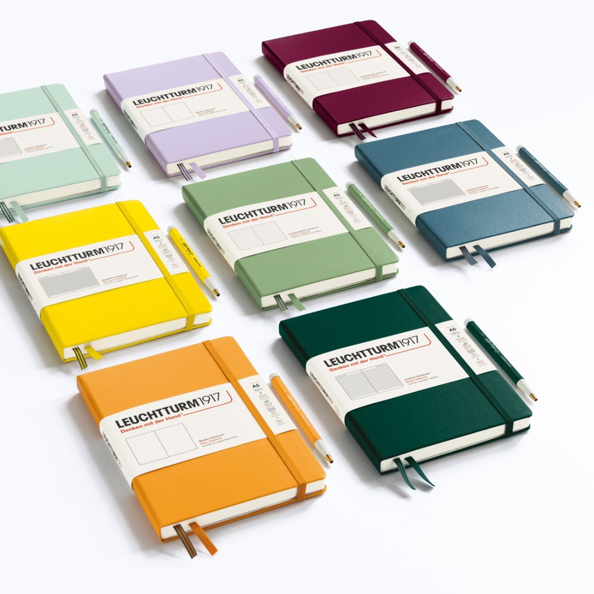 Leuchtturm1917 Σημειωματάριο Medium Καρέ  - Sunflower