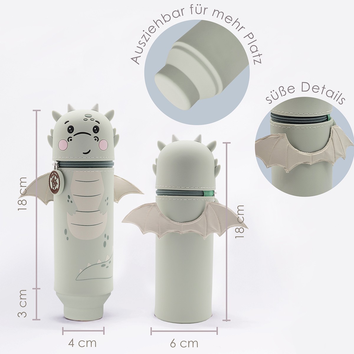 LULUBUG Handmade Κασετίνα Dragons & Fairies Liu