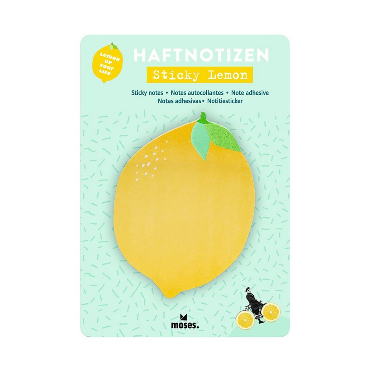 MOSES Haftnotizen Sticky Lemon