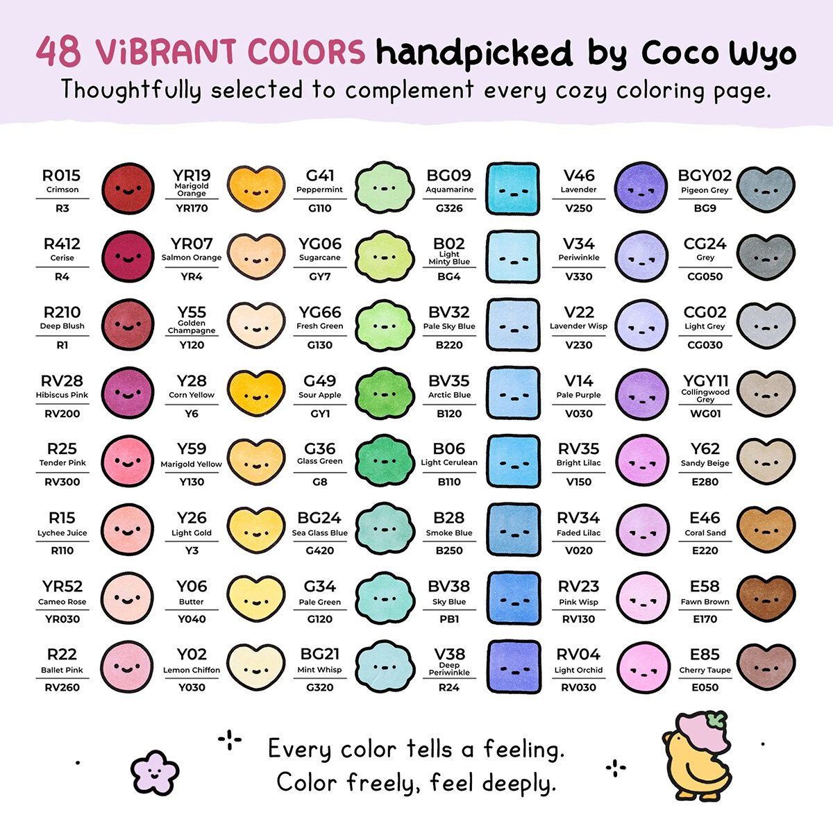 Ohuhu x Coco Wyo Cozy Mood Coloring Kit