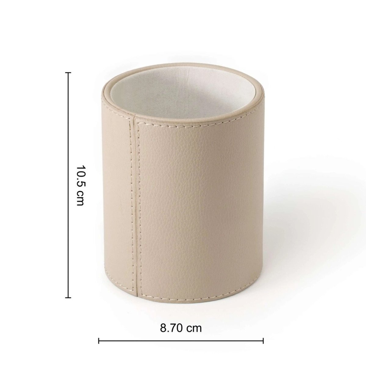 Osco Μολυβοθήκη Faux Leather - Light Taupe