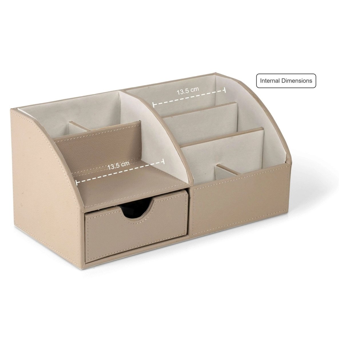 Osco Οργανωτής Γραφείου Faux Leather - Light Taupe