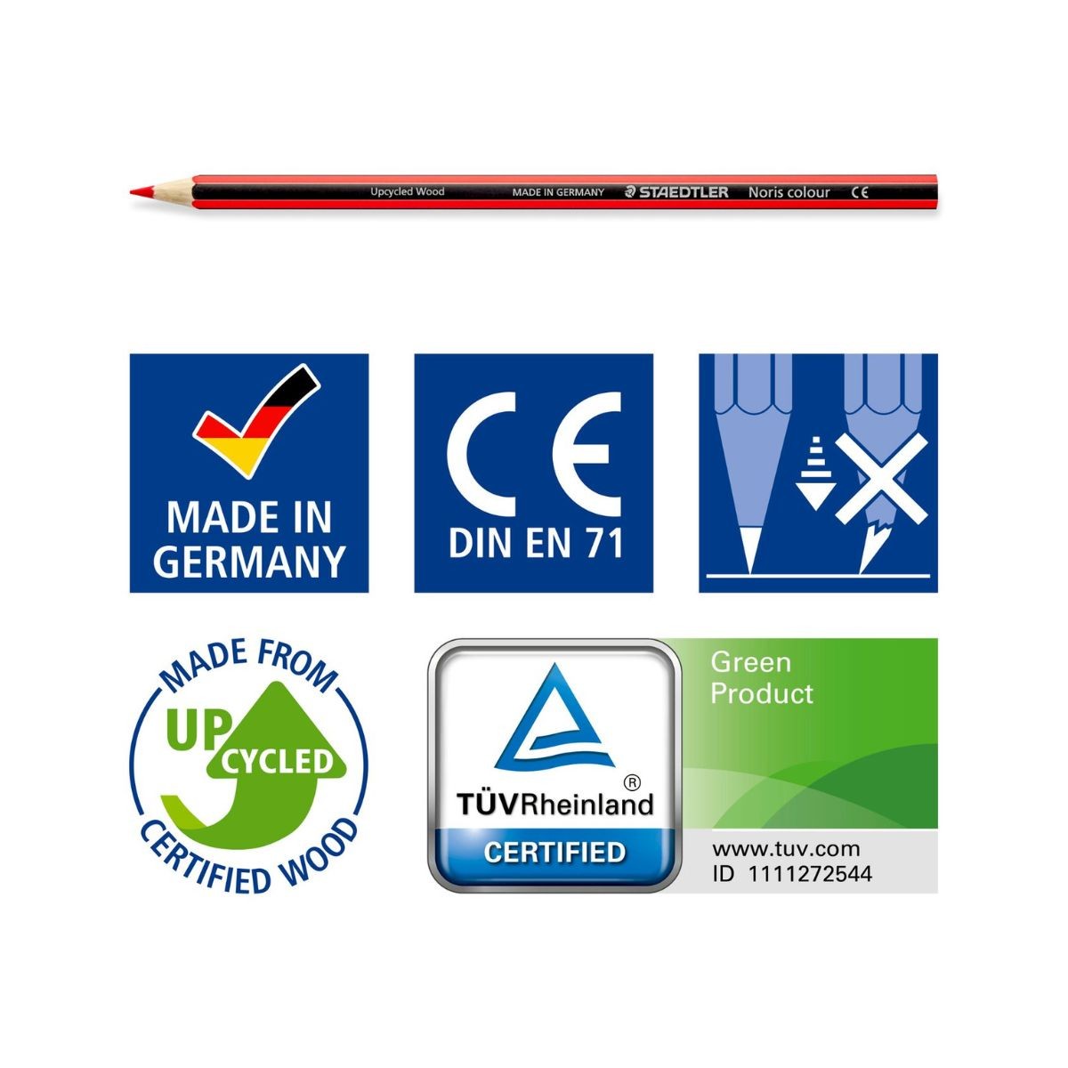 Staedtler Σετ 12 Ξυλομπογιές Noris® colour 185