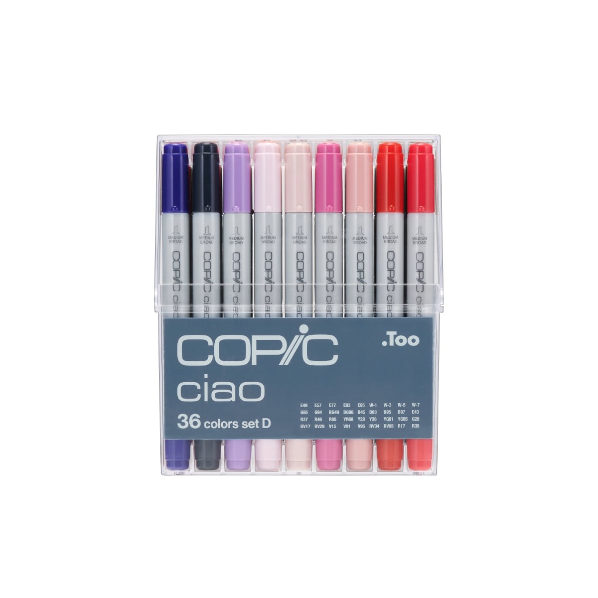 Copic Ciao 36 colors set D