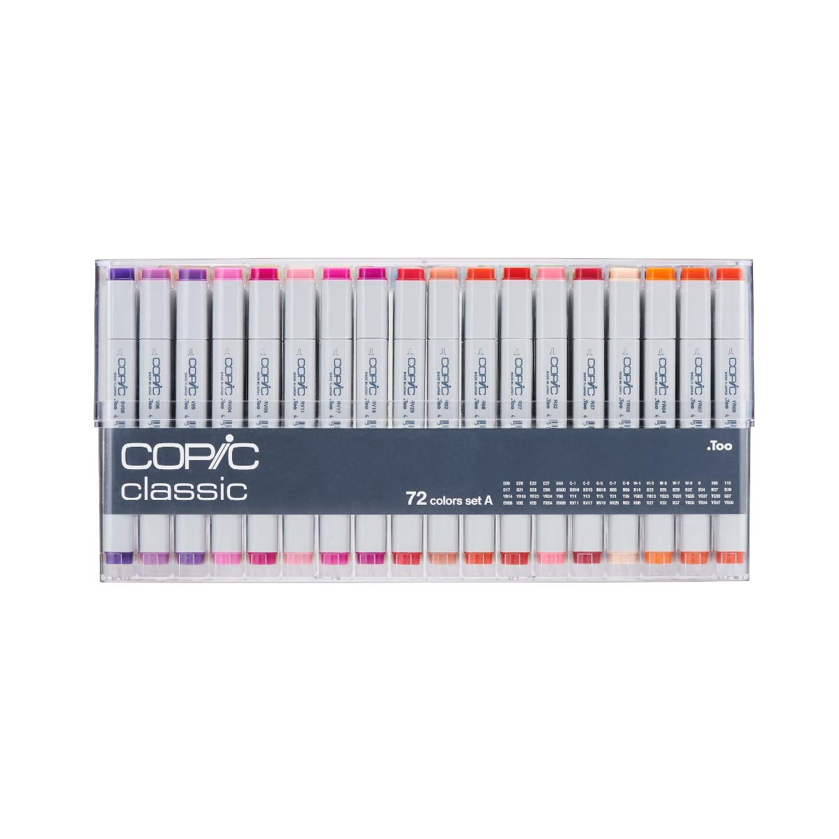 Copic Classic 72 colors set A