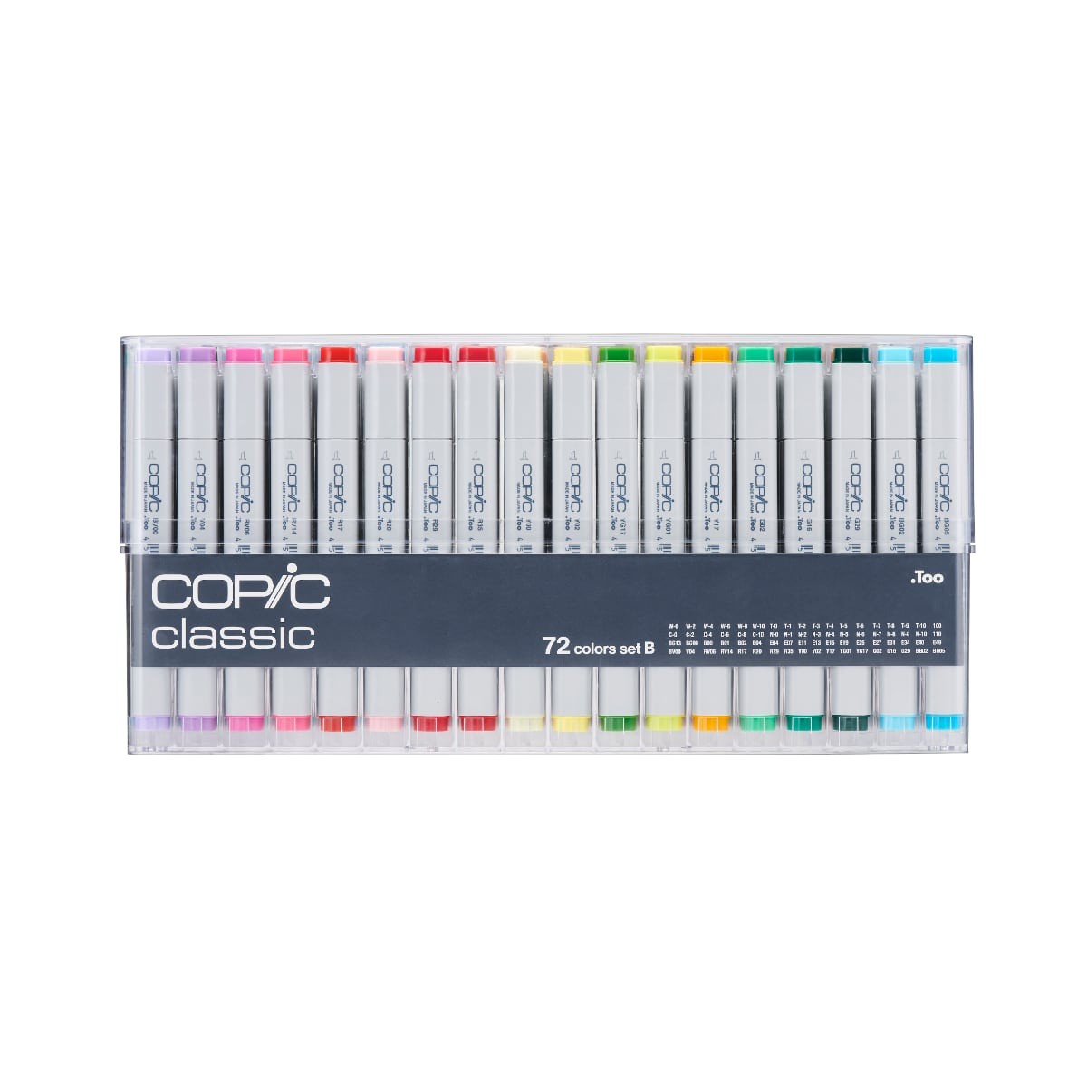 Copic Classic 72 colors set B