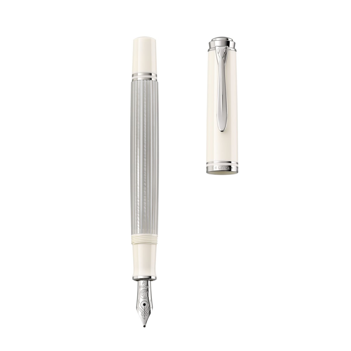 Pelikan Souveran M405 Silver - White Πένα  F