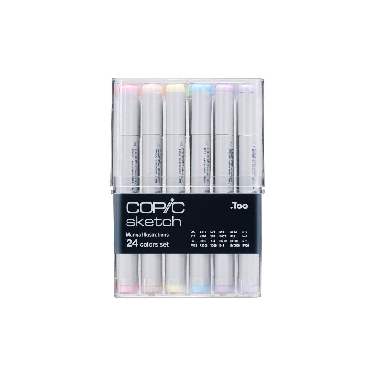 Copic Sketch Manga Illustrations 24 colors set