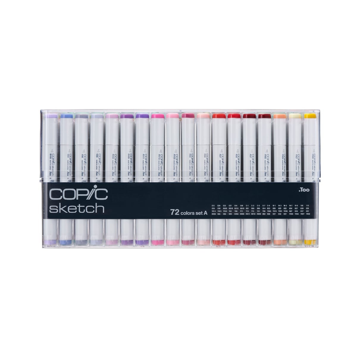 Copic Sketch 72 colors set E