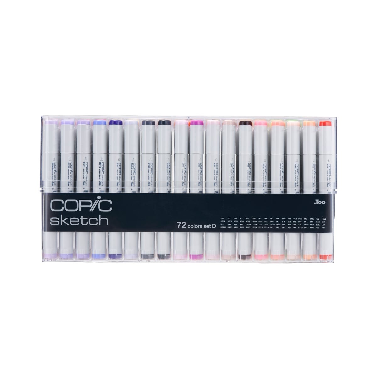 Copic Sketch 72 colors set D