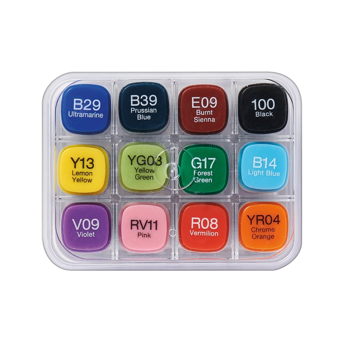 Copic Classic 12 Bright colors set