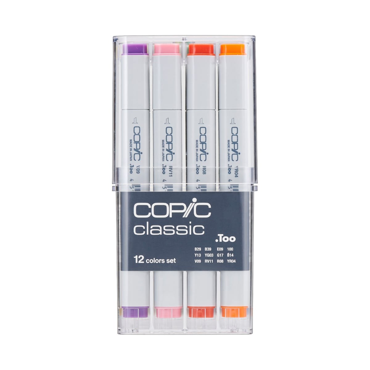 Copic Classic 12 colors set