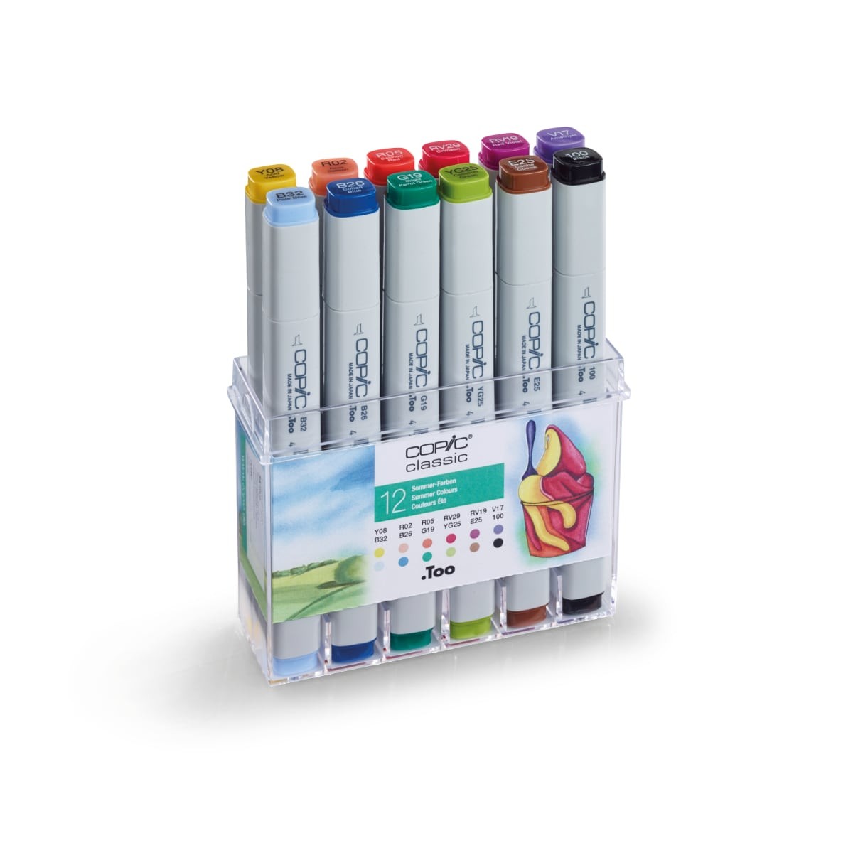 Copic Classic 12 Summer colors set