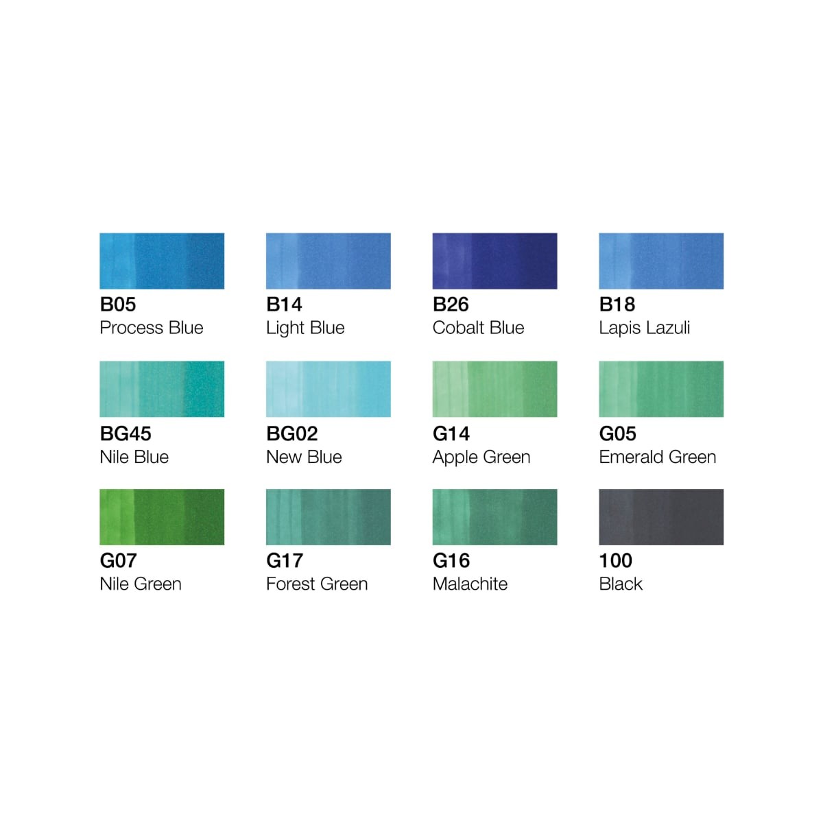 Copic Classic  set Environment colors 12pcs