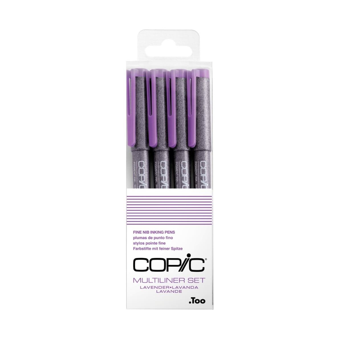 Copic Multiliner Coloured Set Lavender Πενάκια σχεδίου