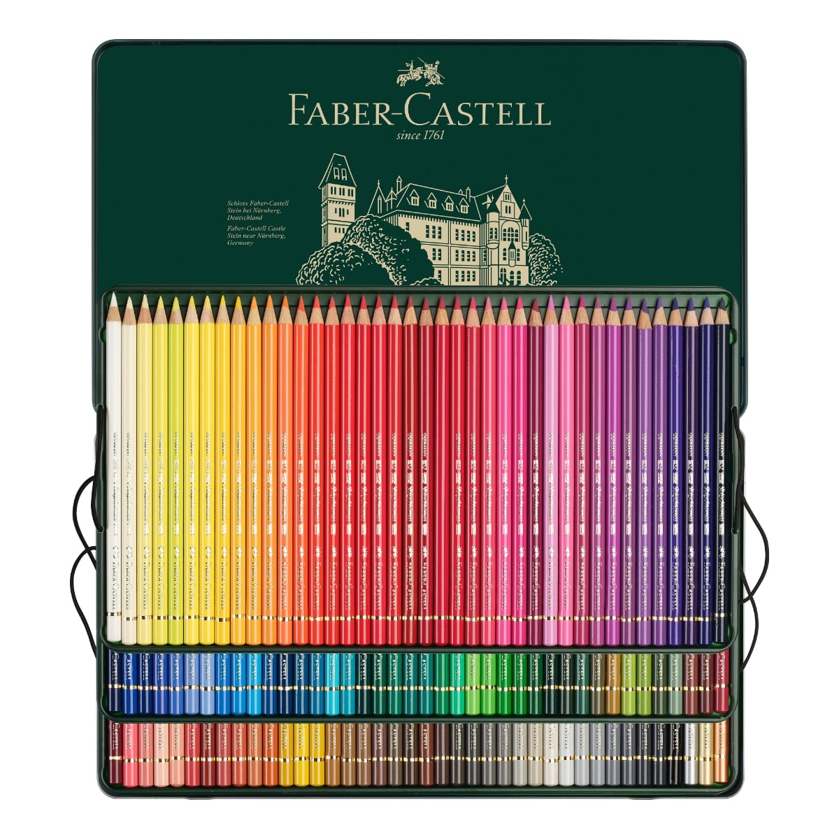 Faber-Castell Ξυλομπογιές Polychromos Μεταλλική Κασετίνα 120 χρωμάτων