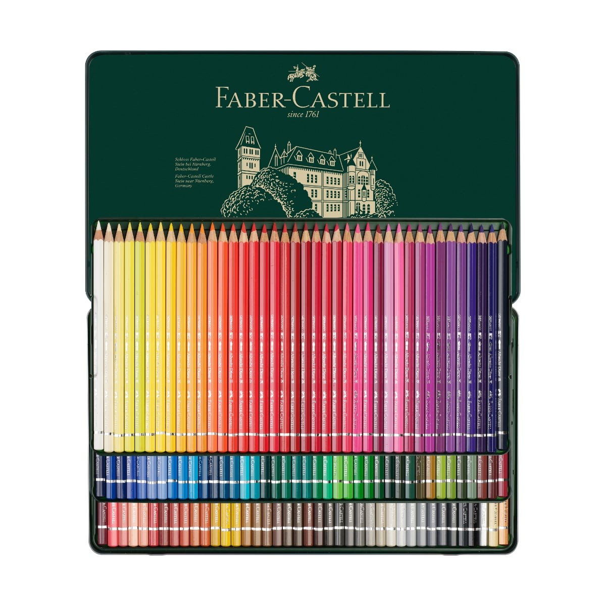 Faber-Castell Ξυλομπογιές Ακουαρέλας Albrecht Dürer Μεταλλική Κασετίνα 120 χρωμάτων