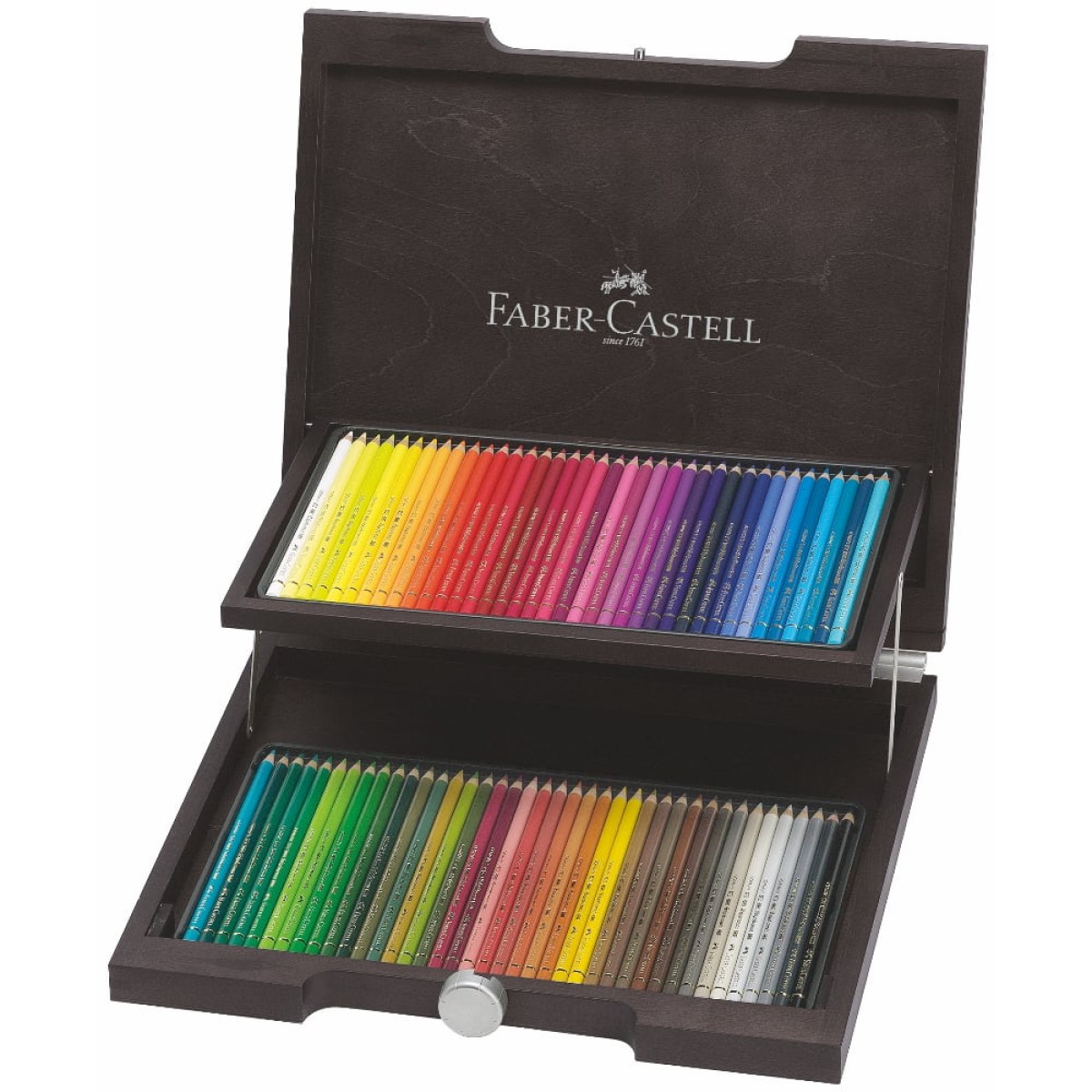 Faber-Castell Ξυλομπογιές Polychromos Πολυτελής Ξύλινη Κασετίνα 72 Χρωμάτων