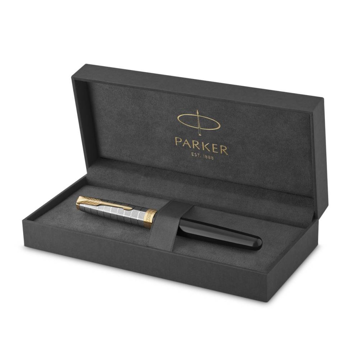 PARKER Sonnet Premium Metal Black GT Πένα M