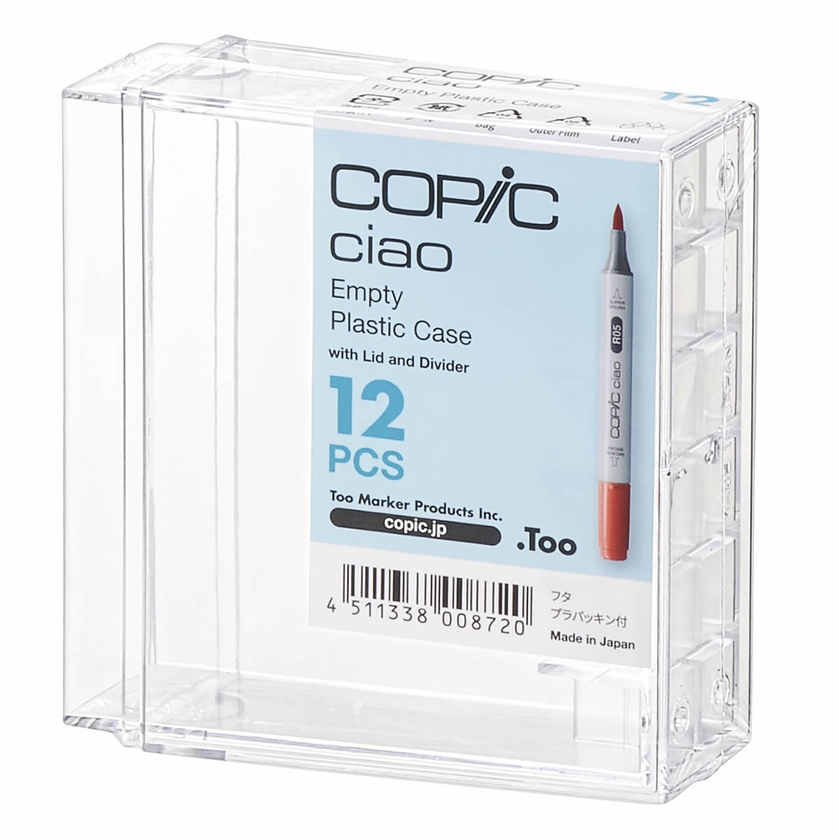 Copic Ciao Empty Plastic Case for 12 markers