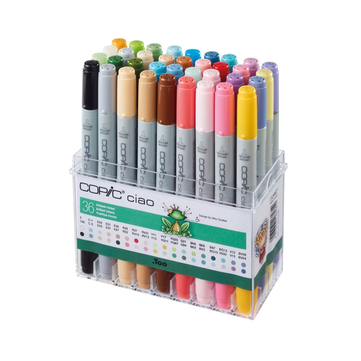 Copic Ciao Set ''Brilliant Colour'' 36pcs