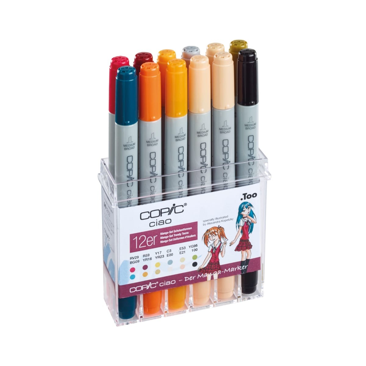 Copic Ciao Set ''Trendy Teens'' 12pcs