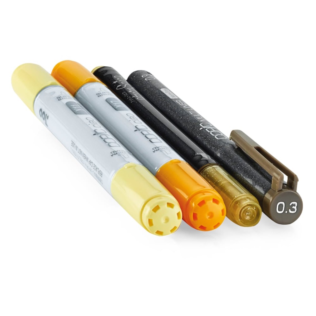 Copic Ciao Set ''Doodle Pack Yellow'' 4pcs
