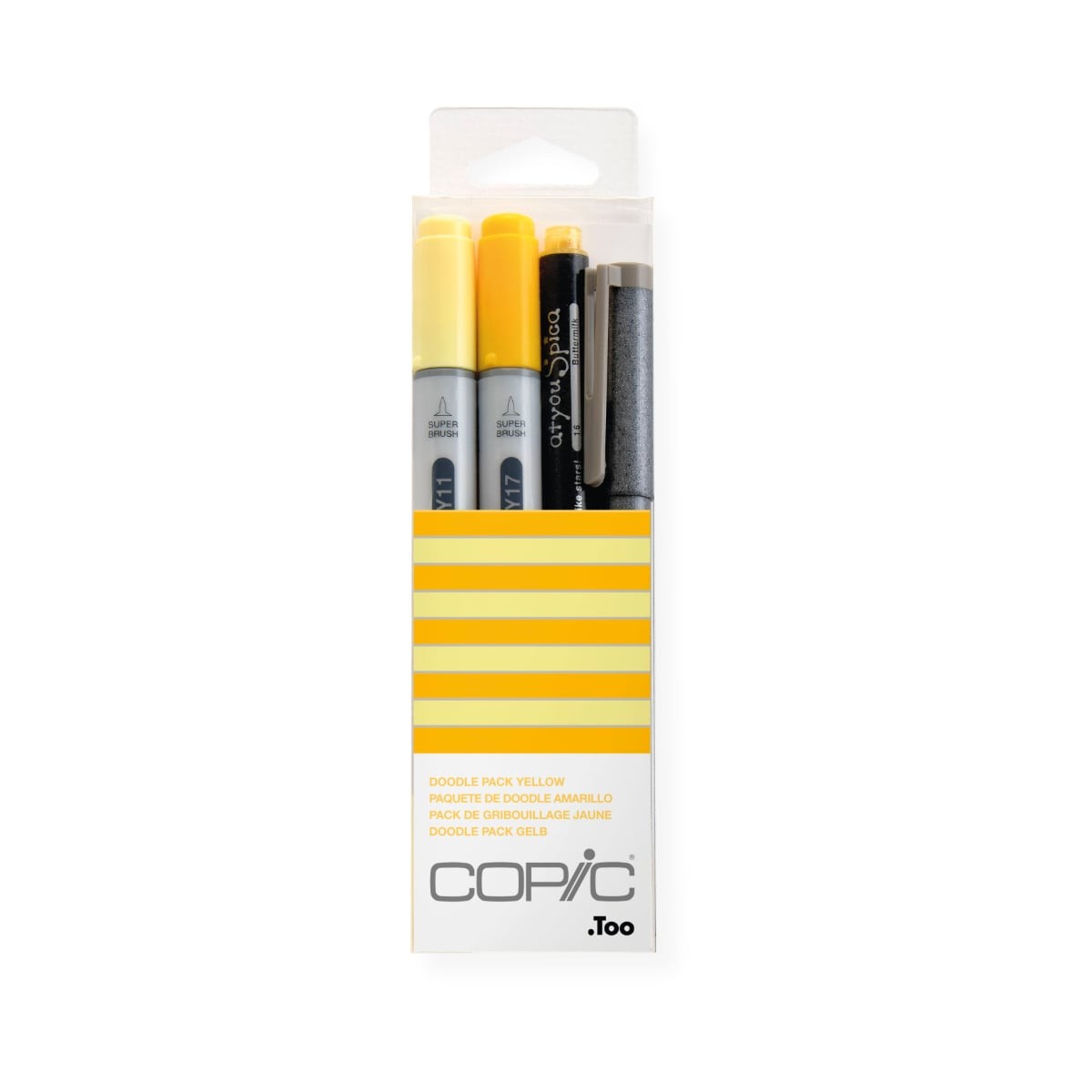 Copic Ciao Set ''Doodle Pack Yellow'' 4pcs