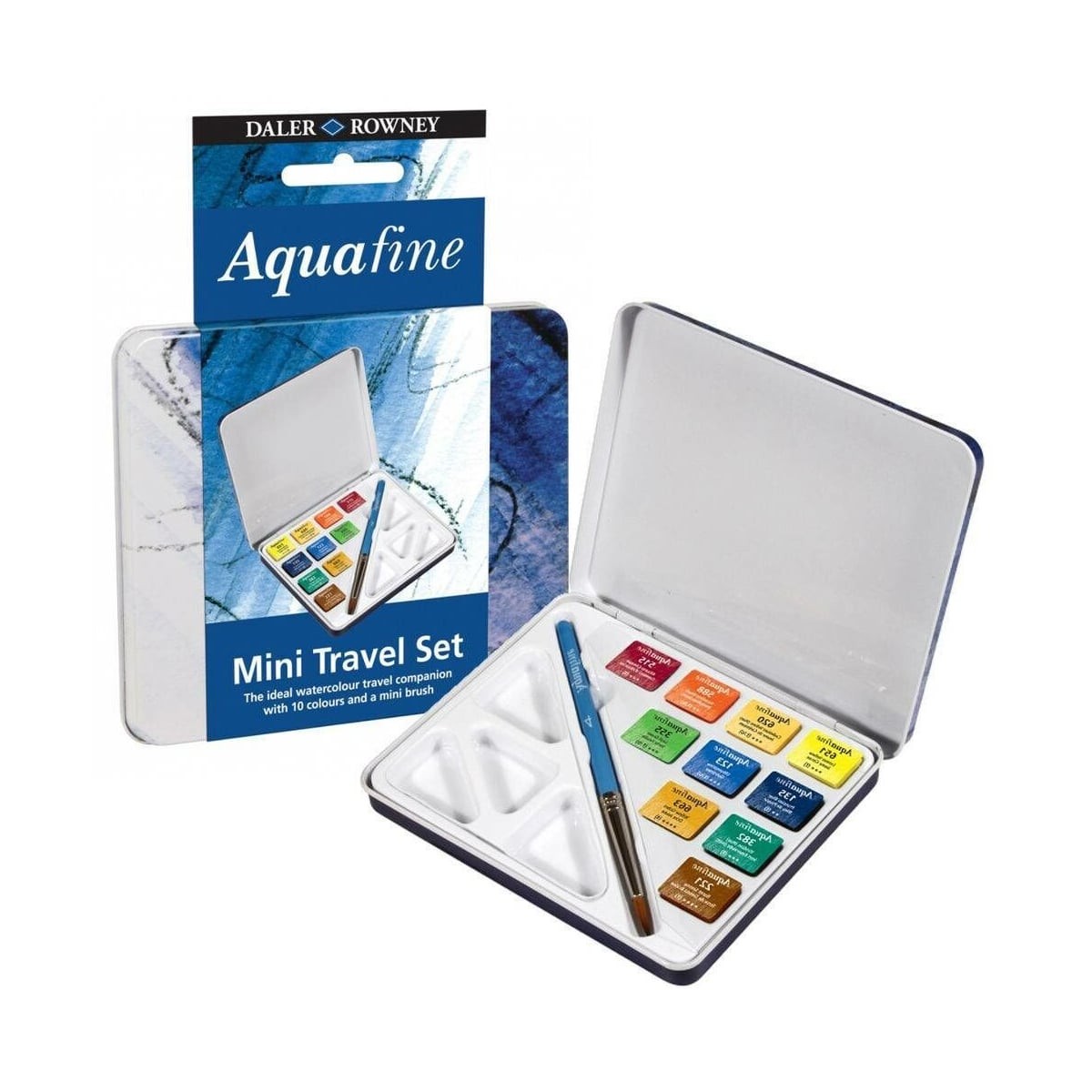 Daler-Rowney Aquafine Σετ Ακουαρέλας 10 x 1/2 κύβοι