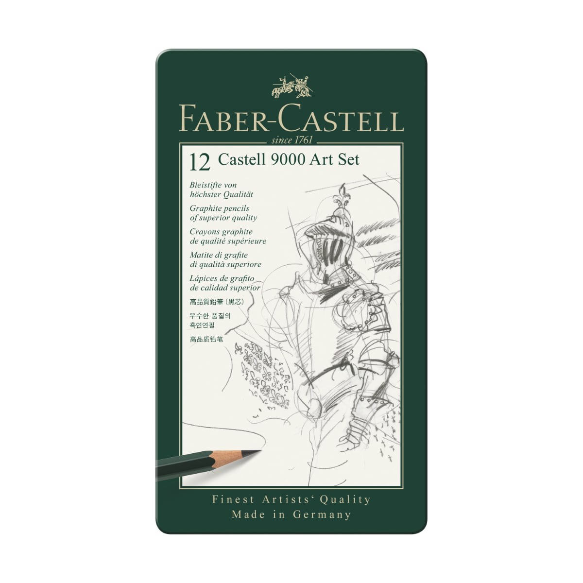 Faber-Castell 9000 Σετ Μολυβιών Σχεδίου 12 τεμ. 8Β-2Η