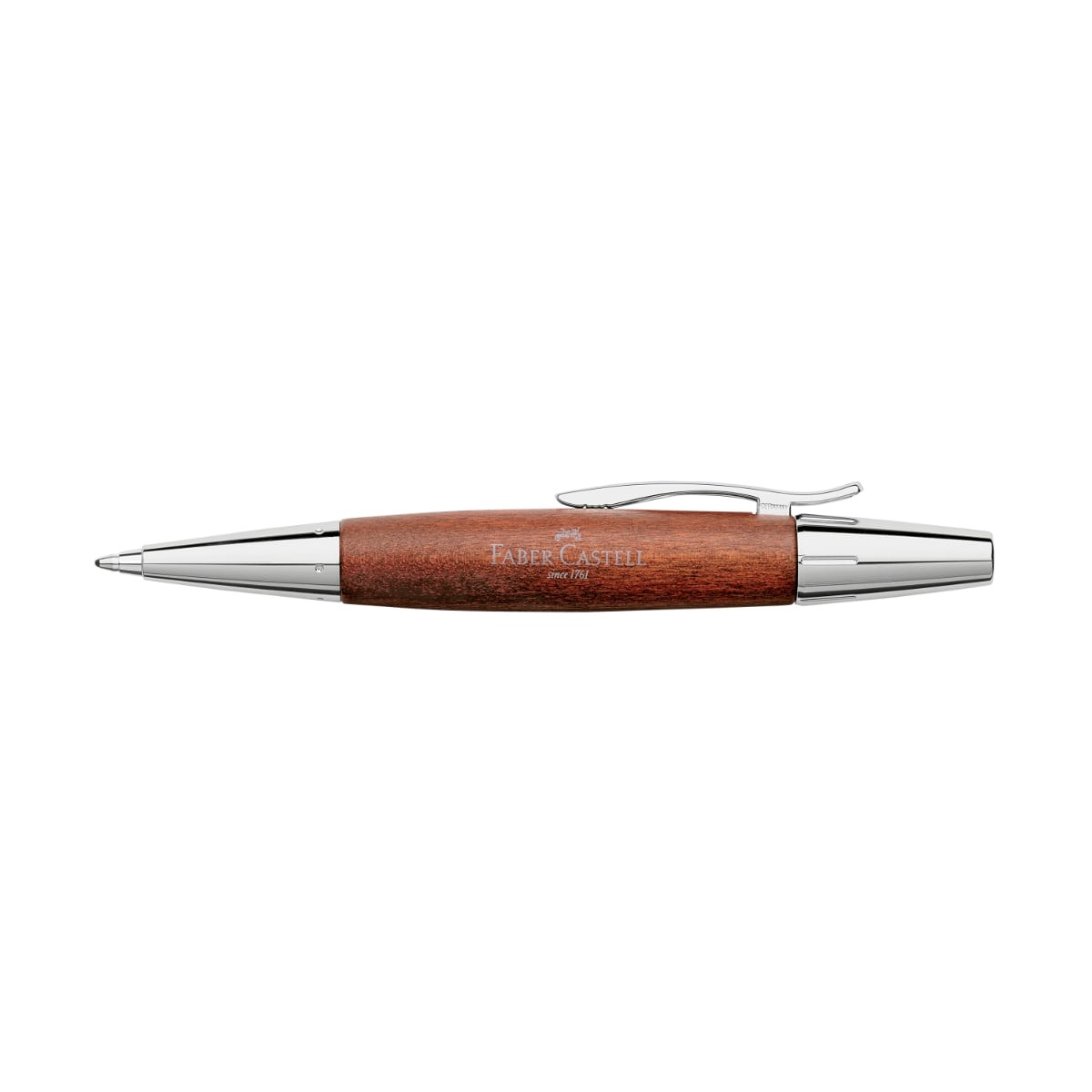 Faber-Castell Στυλό Διαρκείας E-motion Chrome Reddish Brown
