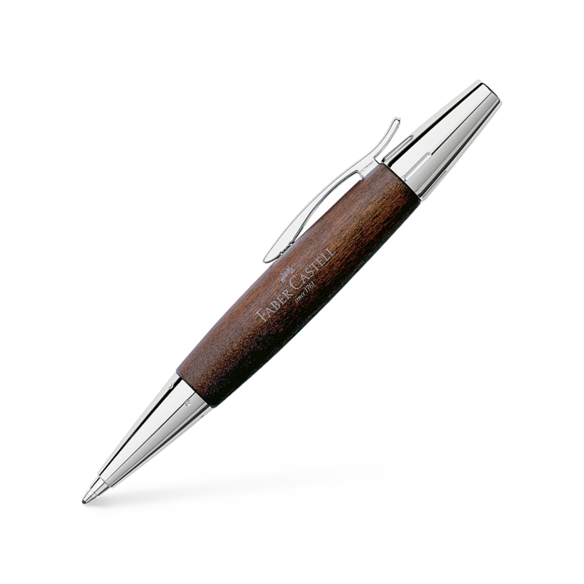 Faber-Castell Στυλό Διαρκείας E-motion Chrome Dark Brown