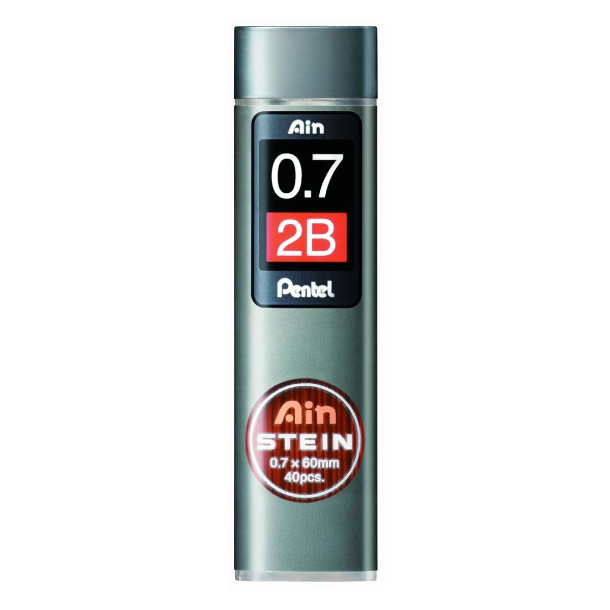 Pentel Μύτες Μηχανικού Μολυβιού Ain Stein 0.7 2B